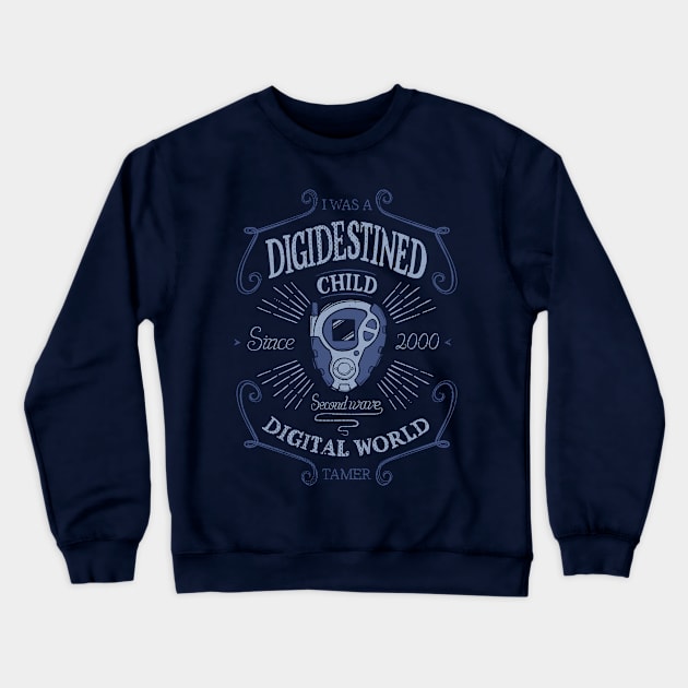 Digimon Child - Second Adventure - Digidestined Crewneck Sweatshirt by Typhoonic